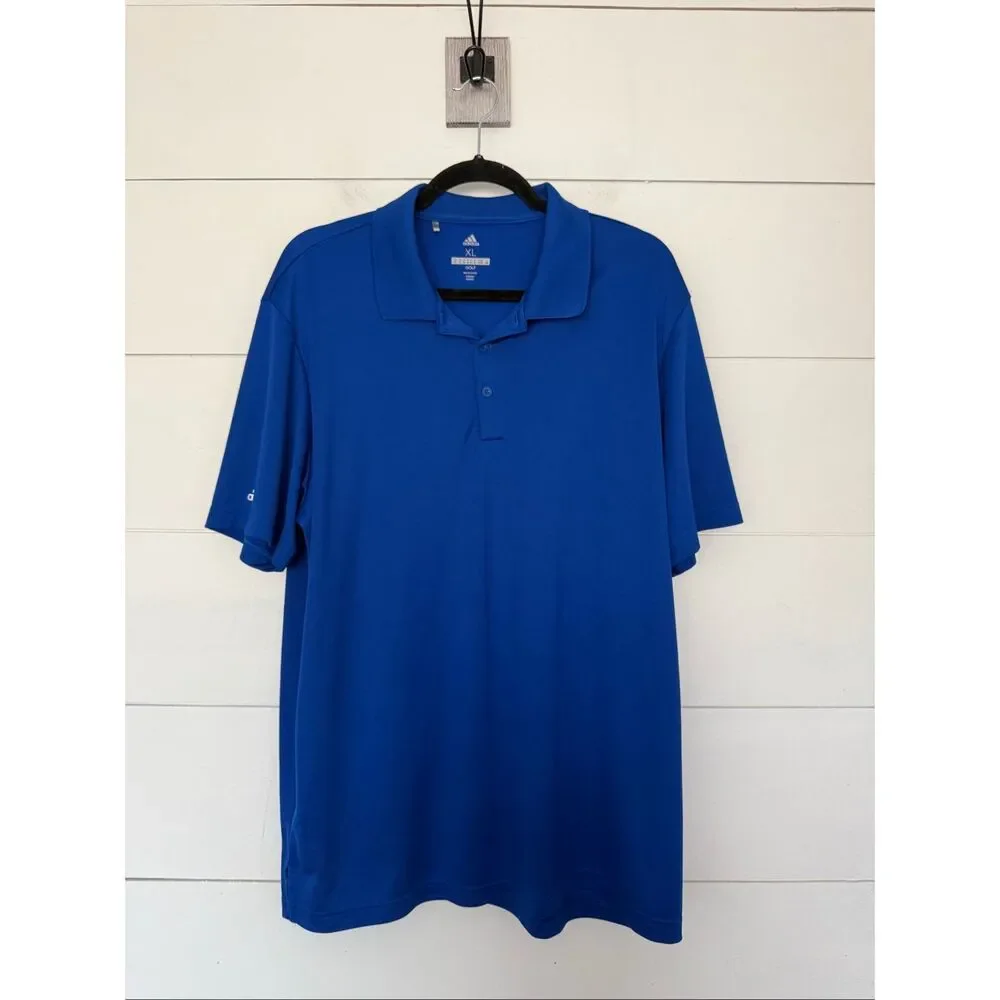 Adidas Men’s XL Royal Blue Golf Polo Shirt